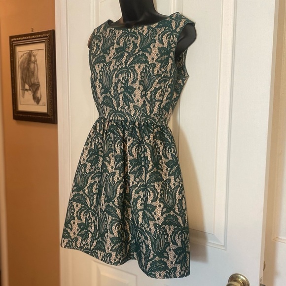 “ZARA” Tulip Lace Overlay Dress - Picture 9 of 16